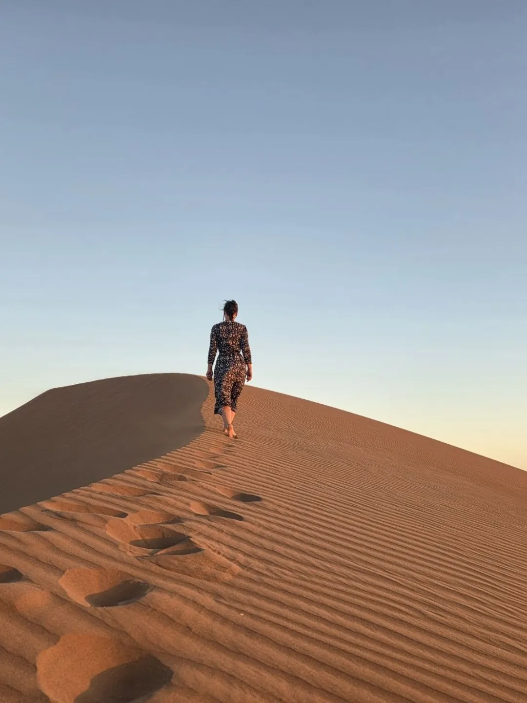 Large dune formations in the Erg Ezahar area